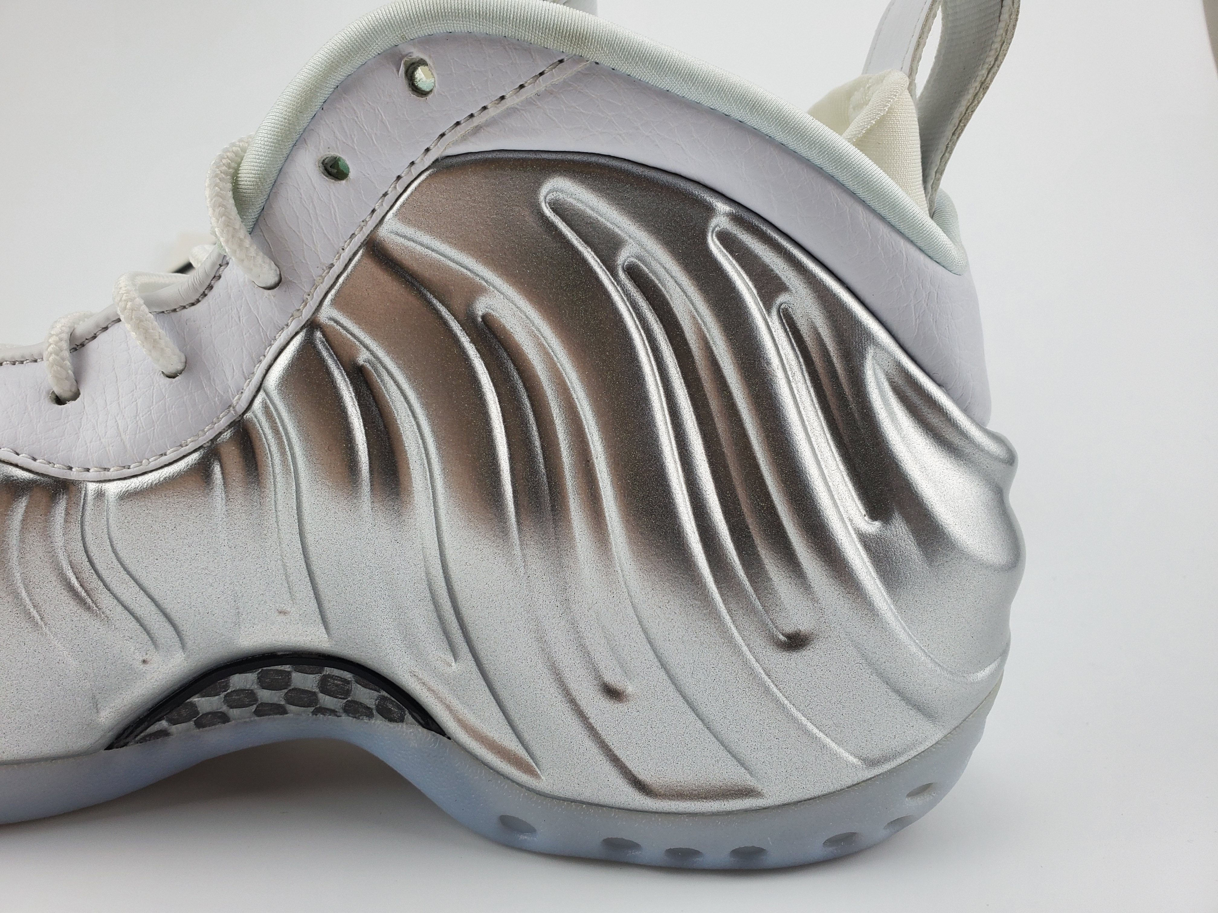 Air Foamposite One Chrome White