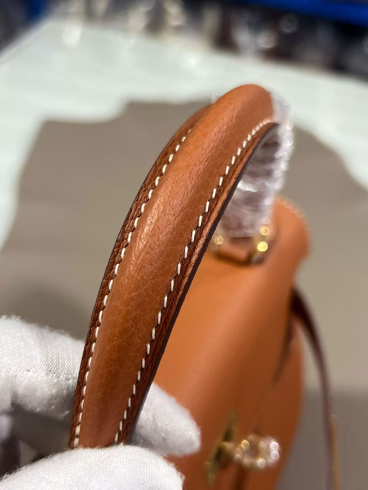 H**mes Togo Kelly Silver-tone Hardware 25