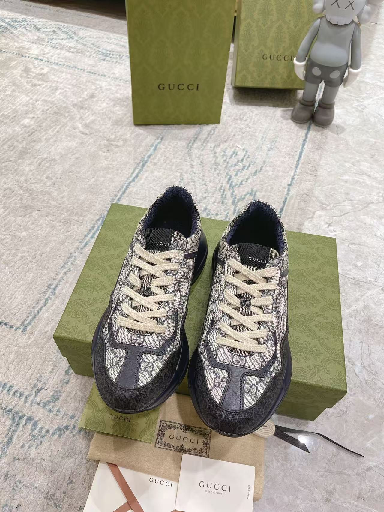 UA G*u*i GG Rhyton Sneaker