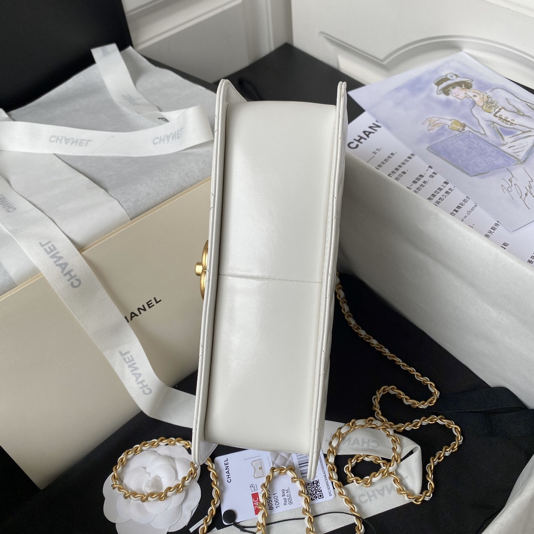Ch*el Small 24C Flap Bag AS2649 22×14.5×8cm