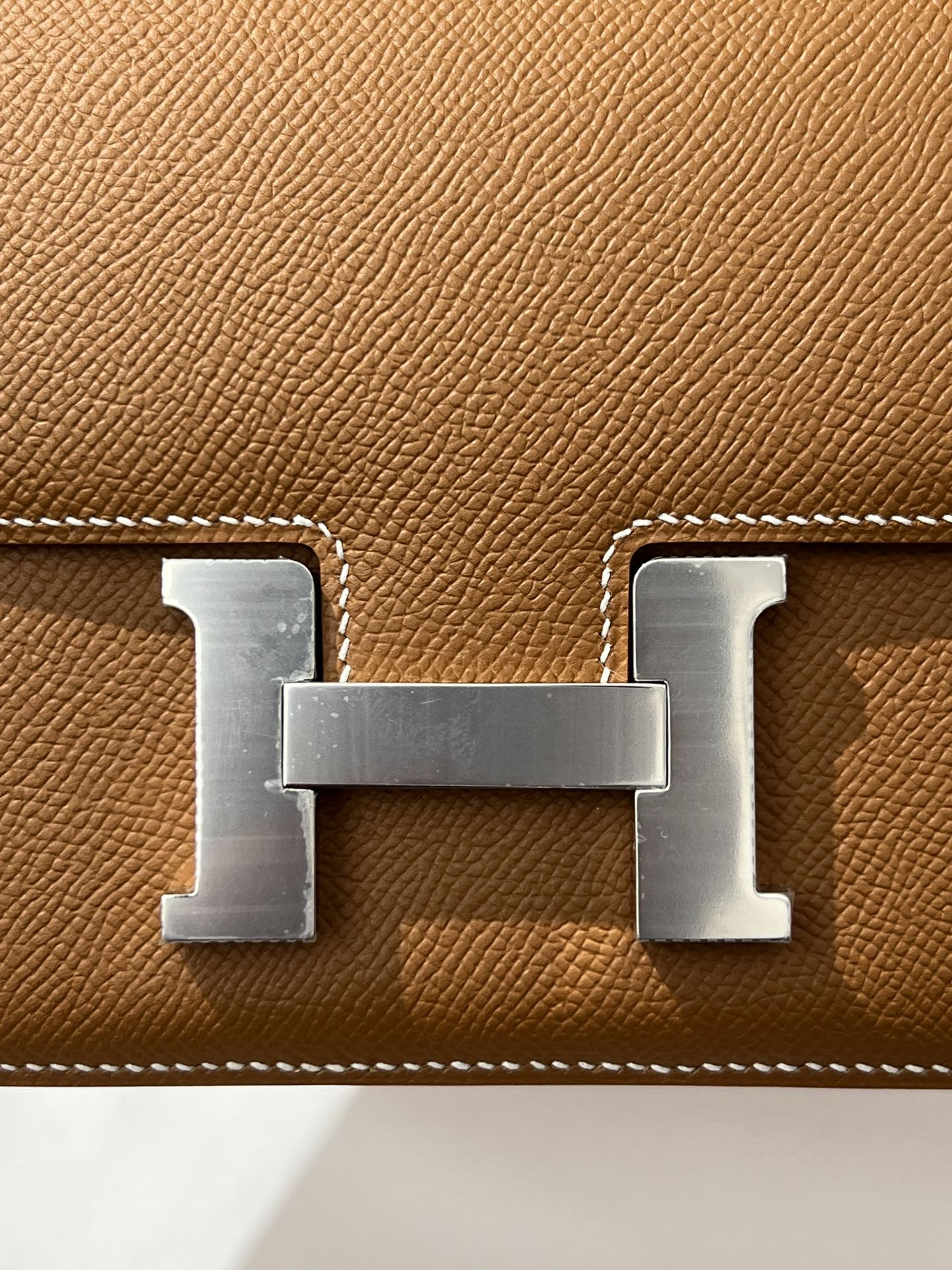 H**mes Constance 24 Epsom leather silver hardware 9.4"x5.9"x3"