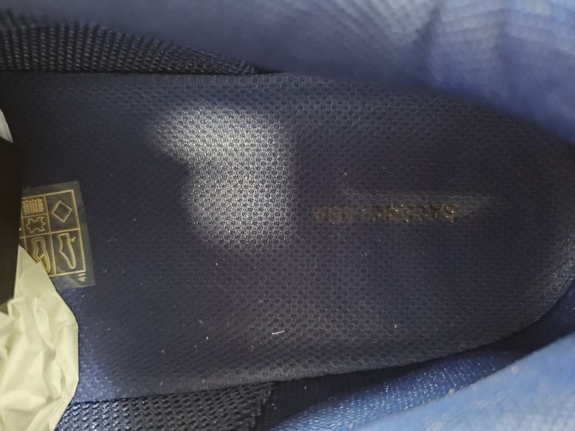 Balenciga Triple S Clear Sole Navy