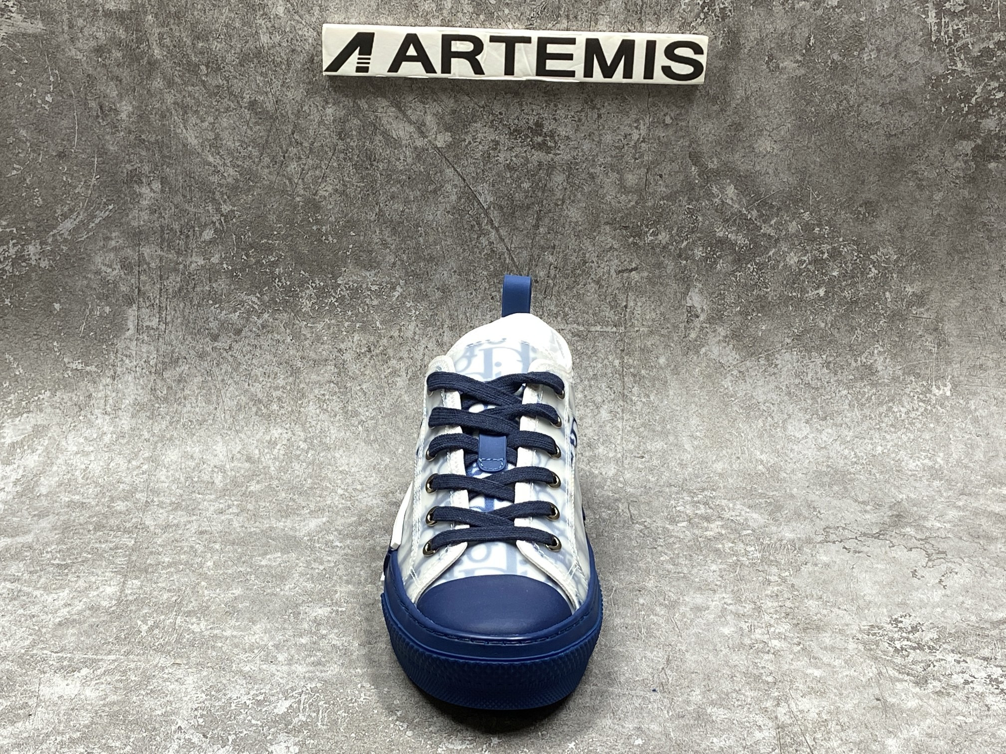 D*0r B23 Low Top Blue Oblique