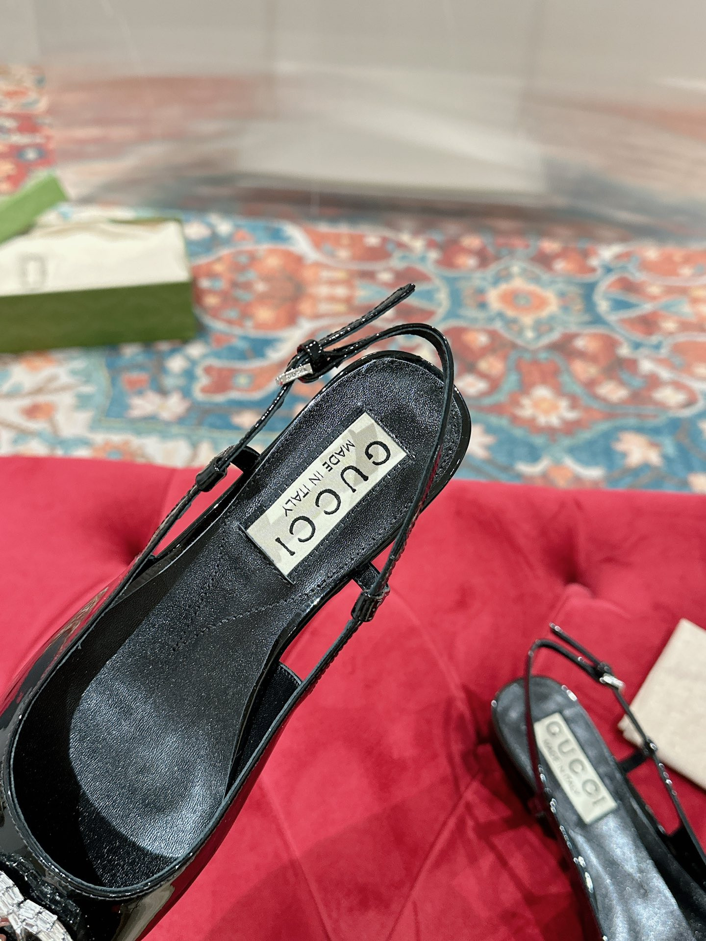 UA G*u*i BALLERINA WITH DOUBLE G