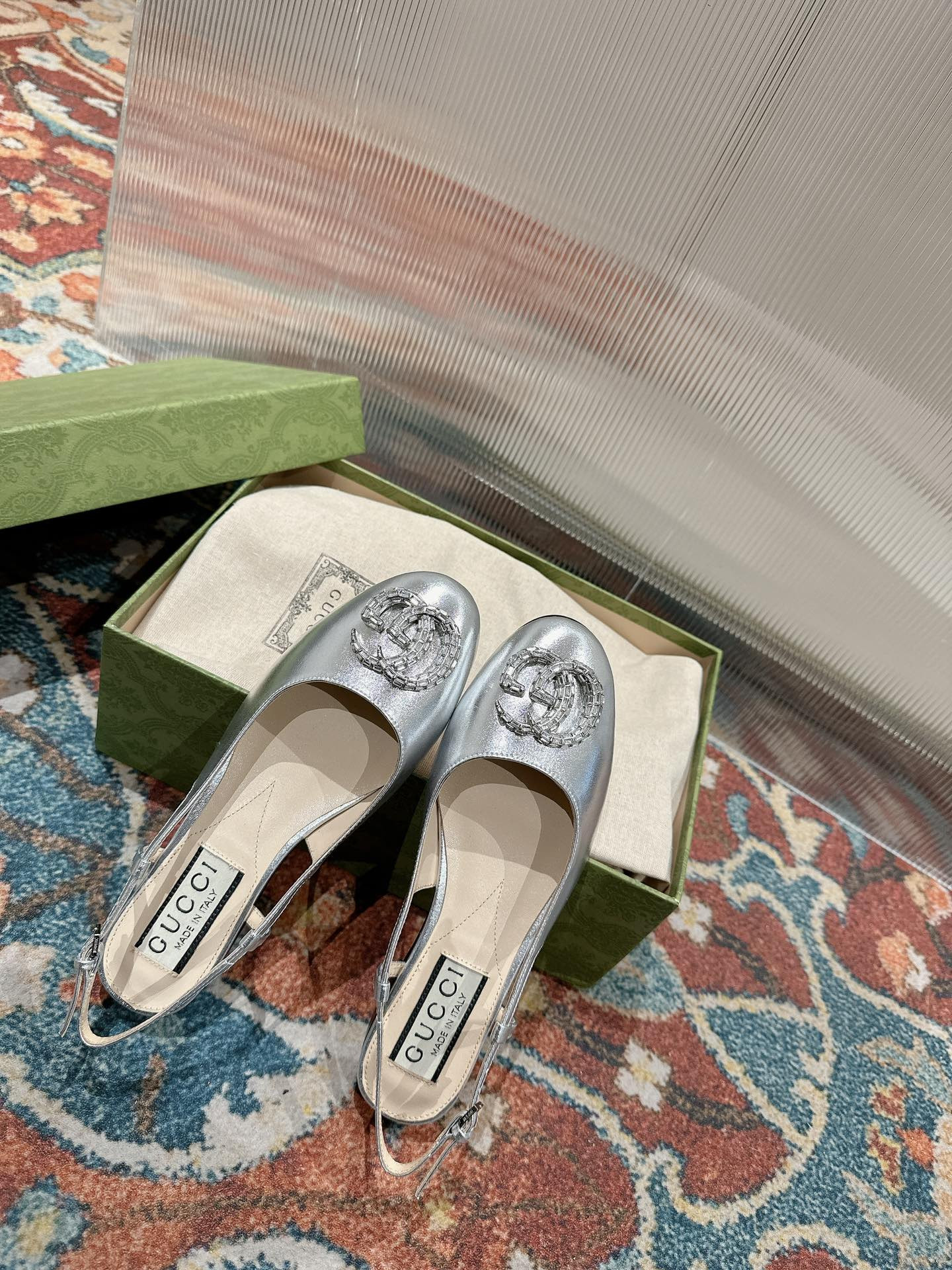 UA G*u*i BALLERINA WITH DOUBLE G