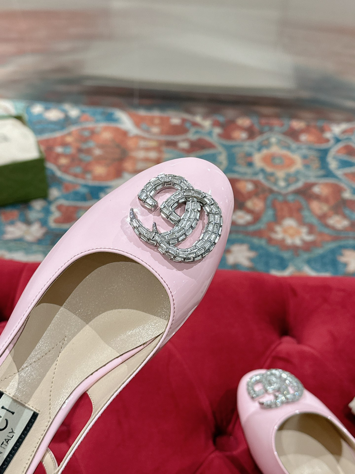 UA G*u*i BALLERINA WITH DOUBLE G