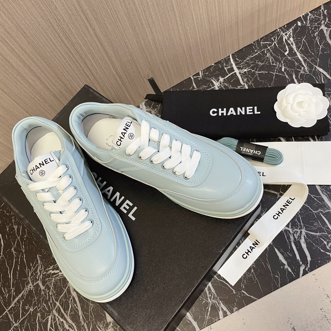 UA Ch*el SNEAKERS calfskin